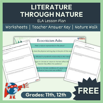 Preview of Ecocriticism Lesson | Poetry Writing Activity | High School
