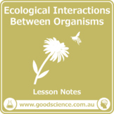 Ecological Interactions Between Organisms [Lesson Notes]