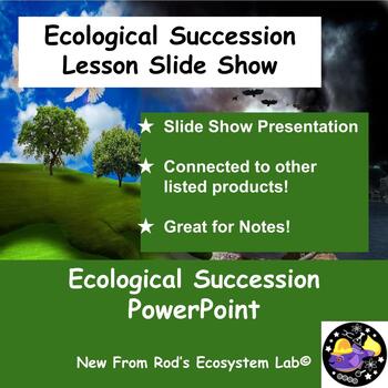 Preview of Ecological Succession Lesson Slide Show Presentation FREE **Editable**