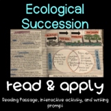 Ecological Succession Read and Apply