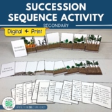 Ecological Succession Sequence Digital and Printable Activity