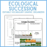 Ecological Succession Vocabulary Graphic Organizer | Biolo