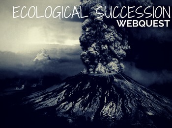 Preview of Distance Learning Ecological succession webquest perfect sub 6th 7th 8th TEKS