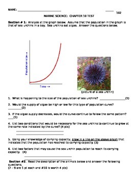 Preview of Ecology Basics Test