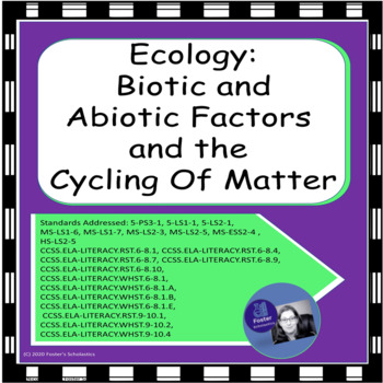 Preview of Ecology: Biotic and Abiotic Factors and the Cycling Of Matter