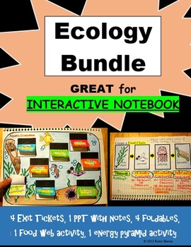 Preview of Ecology Bundle - Food Webs, Food Chains, Hands-on Cut Out Activities