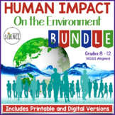 Ecology Bundle: Human Impact on the Environment | Printable and Digital