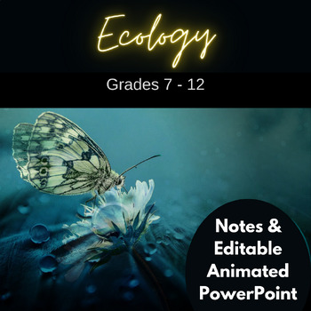 Preview of Ecology Complete Unit PowerPoint & Notes