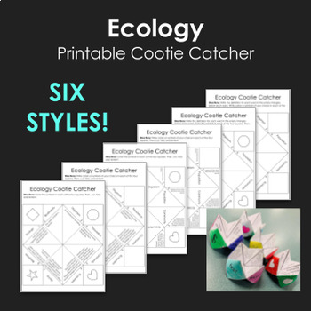 Preview of Ecology Cootie Catcher