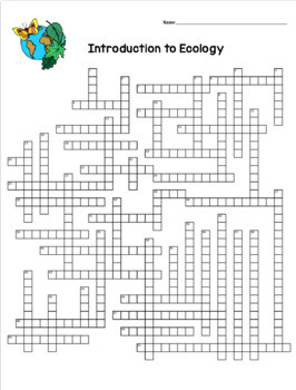 Ecology Crossword Puzzles by Amy Brown Science | TpT