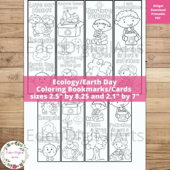 Recycle Activity Kraft Paper Bookmarks - Bulk Set of 48 - Earth Day  Educational Supplies for Kids