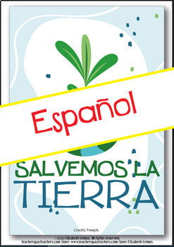 Preview of Ecology: Ecología - Pósters, Bookmarks and stickers - FREEBIE - SPANISH