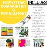Ecology - Ecosystems, Communities and Populations