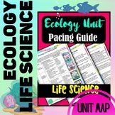 Ecology Unit Pacing Guide Life Science Curriculum Map