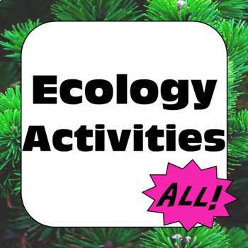 Preview of Ecology, Environmental Studies, and Earth Science Activities Bundle