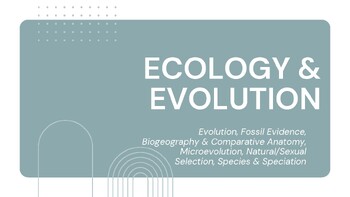 Preview of Ecology & Evolution Series: Part 3