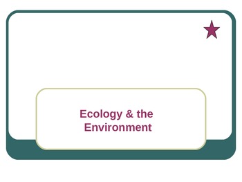 Preview of Ecology Flashcards