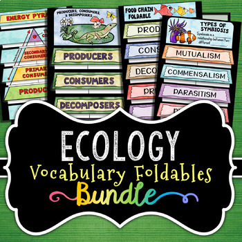Preview of Ecology Foldables - BUNDLE