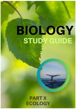 Preview of Ecology - GCSE Biology Study Guide