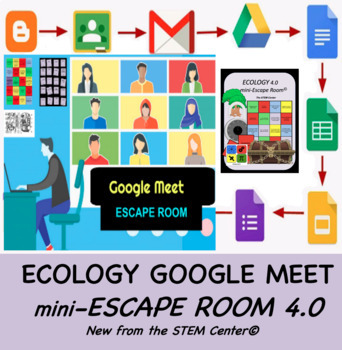 Preview of Ecology Google Meet Escape Room 4.0 - Distance Learning Friendly