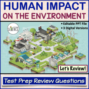 Preview of Human Impact on the Environment Ecology Review Questions