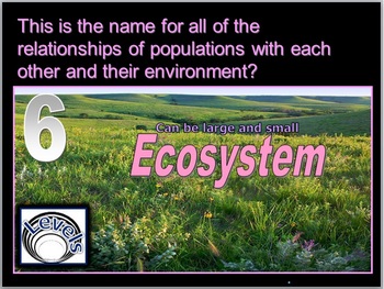 Preview of Ecology Quiz Game, Ecosystems, Food Webs