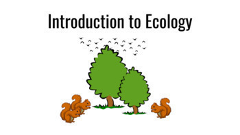 Preview of Ecology Interactive Assignment