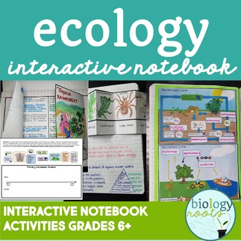 Preview of Ecology Interactive Notebook