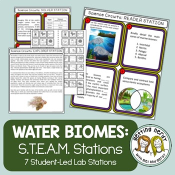 Preview of Ecology - Science Centers / Lab Stations - Aquatic Biomes