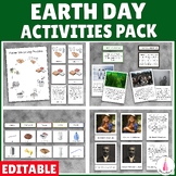 Ecology Montessori Earth Day Activities Bundle