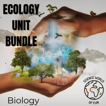 Preview of Ecology Ecosystems Unit Bundle | Biology Life Science Interactive Notebook