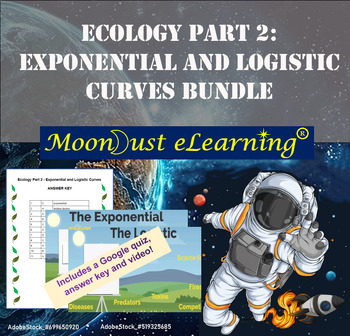 Preview of Ecology Part 2 Exponential and Logistic Curves - BUNDLE