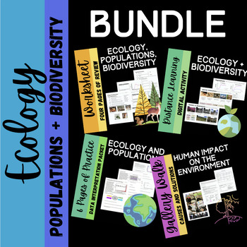 Preview of Ecology, Populations and Biodiversity Bundle