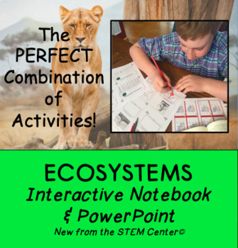 Preview of Ecology Power Point and Interactive Notebook