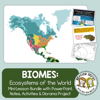 Preview of Ecosystems and Biomes of the World - PowerPoint, Notes and Project