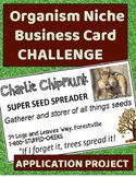 Ecology Project: Create a Niche Business Card for any Organism