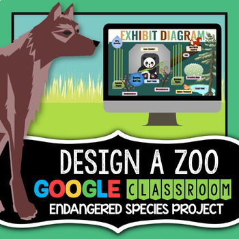 Preview of Ecology Project - Endangered Species Zoo Exhibit - Science Distance Learning