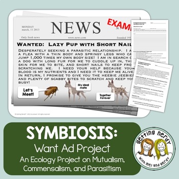 Preview of Symbiosis Notes and Want Ad Project 