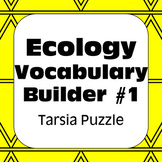 Ecology Terms #1 Tarsia Puzzle Vocabulary Review