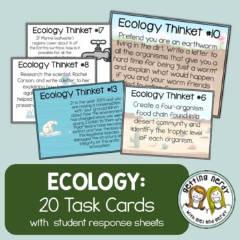 Preview of Ecology - Task Cards 