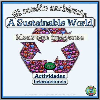 Preview of A Sustainable World Ecology Topic Activity with Images