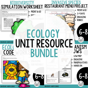 Preview of Ecology Unit Growing Resource Bundle