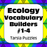 Ecology Vocabulary Builders Tarsia Puzzles #1, #2, #3, & #4