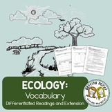 Ecology Vocabulary - Differentiated Science Reading Passag