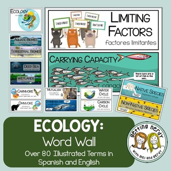 Ecology - Word Wall by Getting Nerdy with Mel and Gerdy | TpT