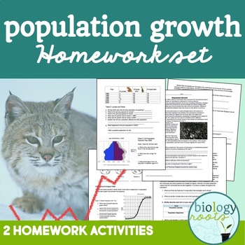 Preview of Ecology- Population Growth Homework