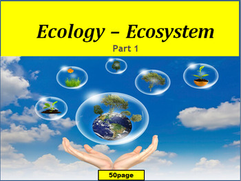 Preview of Ecology and Ecosystem part 1 pdf