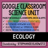 Ecology and Ecosystems Google Classroom Lesson Bundle