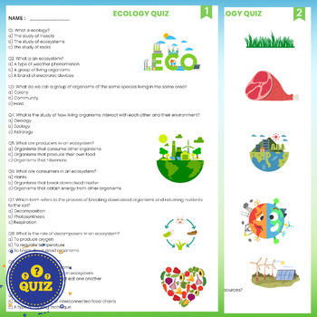 Environmental Trivia Quiz by Prairie Winds Science