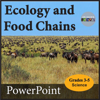 Preview of Ecosystems: Interactions and Food Chains PowerPoint 5th Grade NGSS Science